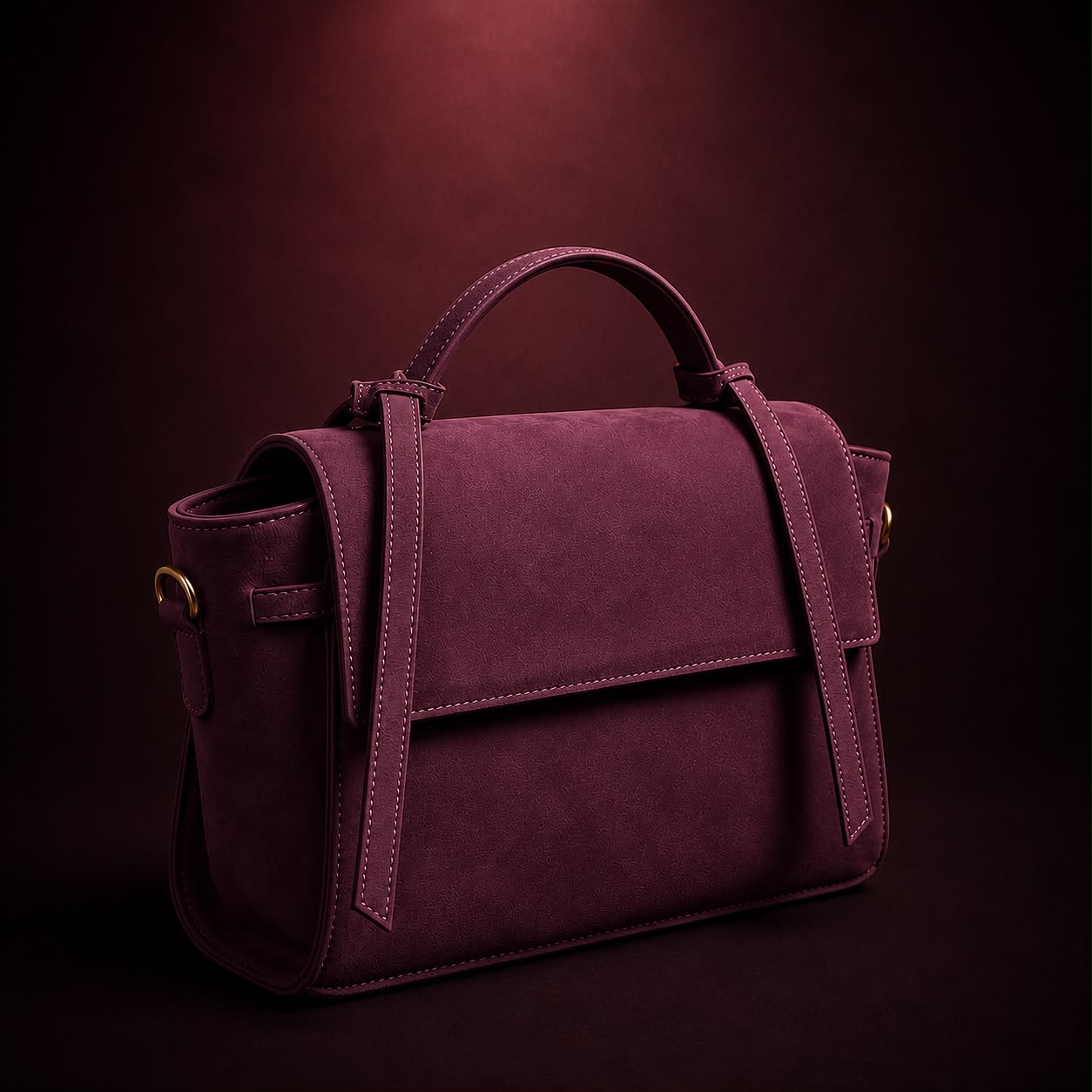 DAAG Bellissima leather handbag in warm, moody light